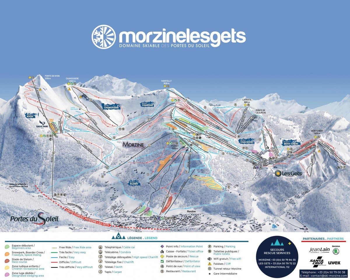 Morzine Trail Map